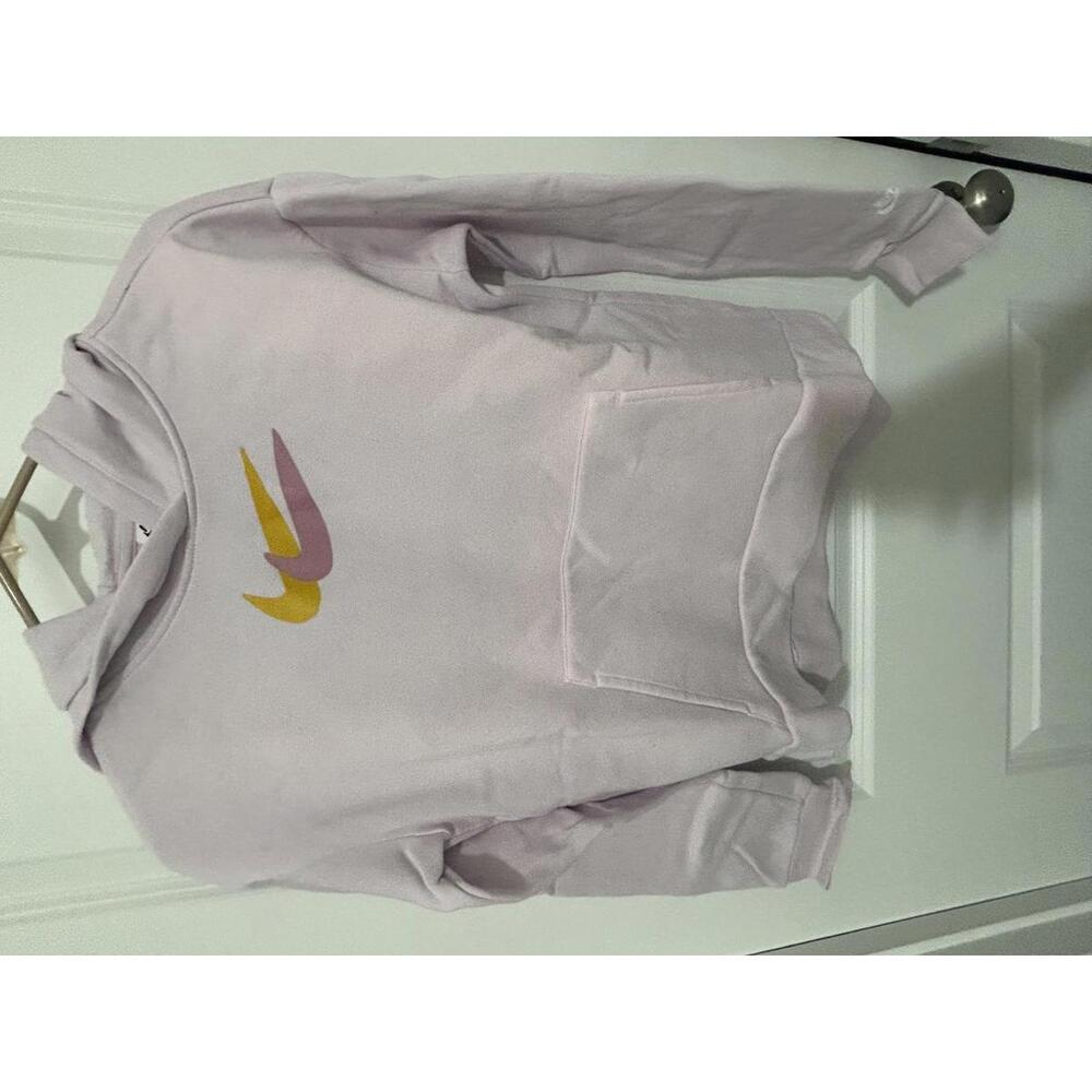 Nike Girls' Hoodie Sweatshirt with Dual Swoosh Logo